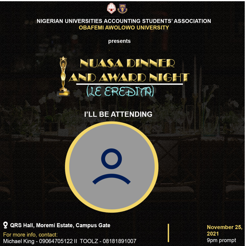 NUASA Dinner and Award Night'21