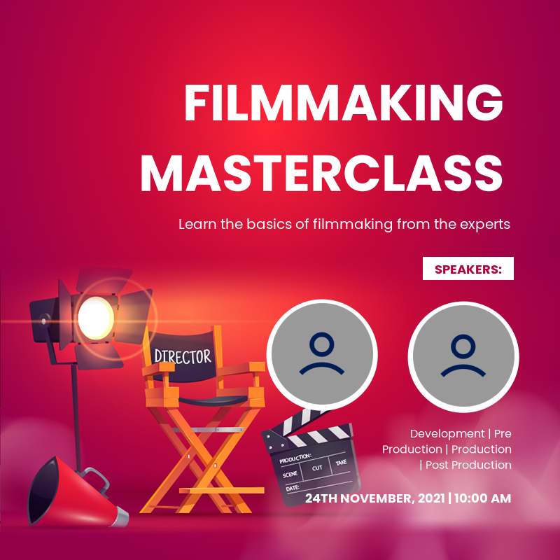 Filmmaking masterclass