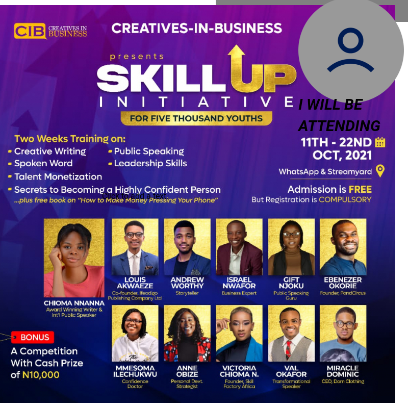 Mercy will be attending the Advanced skill up initiative what of you?