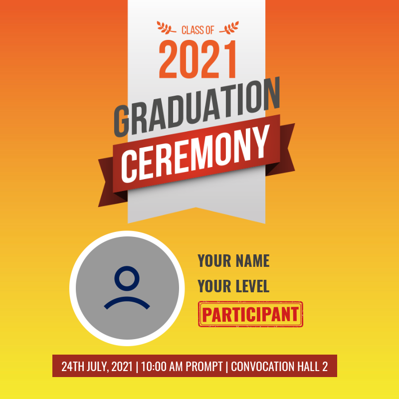 Class of 2021 graduation ceremony