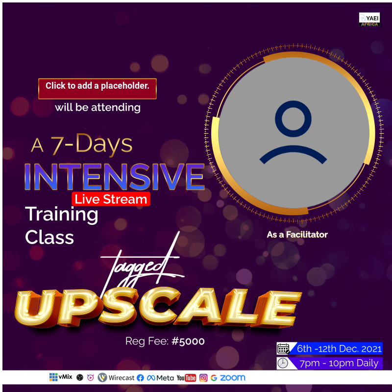 7 Days Intensive Live Streaming Training 