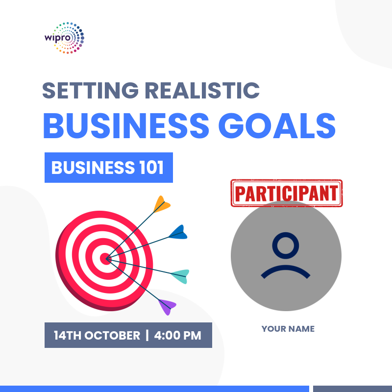 Setting realistic business goals