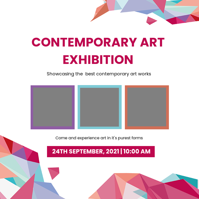 Contemporary art exhibition